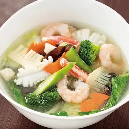 季節野菜海鮮湯麺