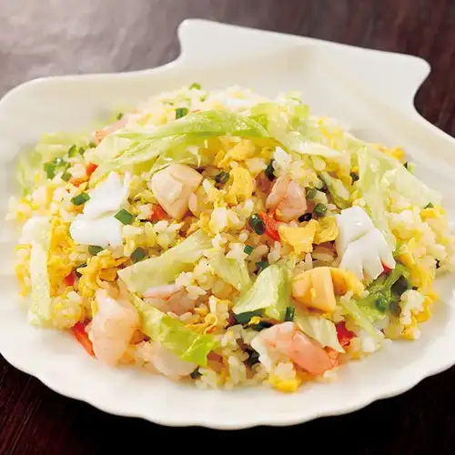 三種海鮮レタス炒飯