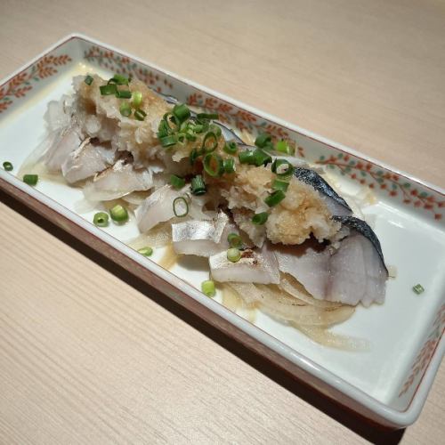 炙りしめ鯖おろしポン酢