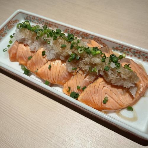 炙りサーモンおろしポン酢