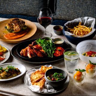 【DINNER COURSE】マンハッタンコース（フリーフロー付｜90分制）