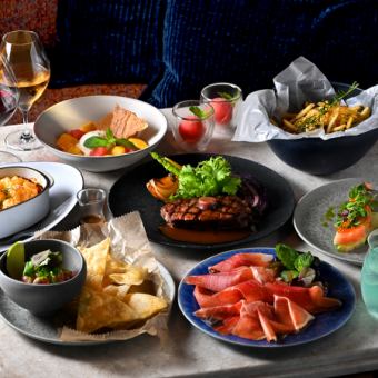 【DINNER COURSE】マンハッタンコース プレミアム（フリーフロー付｜90分制）