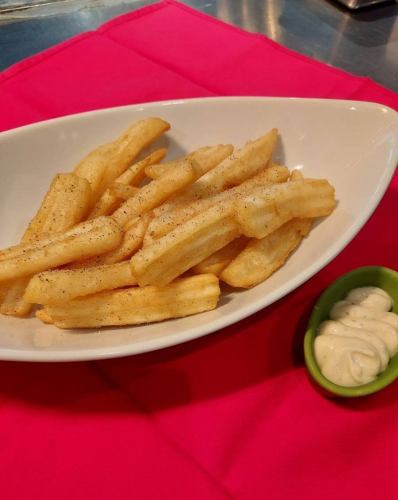 20. French fries with anchovy mayonnaise