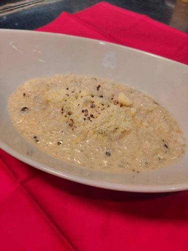 33. Parmesan and truffle risotto