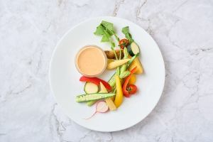 18. Bagna Cauda with Seasonal Vegetables