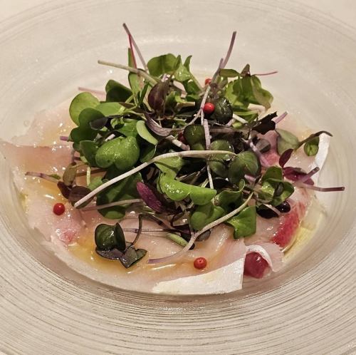 14. Oita Kabosu Yellowtail Carpaccio