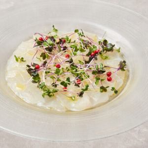 12. Sakura snapper carpaccio