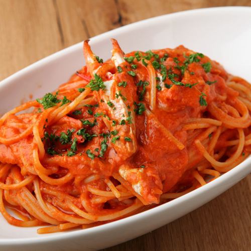 가재의 토마토 소스 파스타