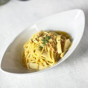 桜エビと筍のパスタ