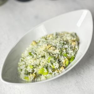 あさりとそら豆のリゾット