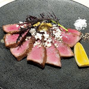牛タンの炭火焼き~ねぎのピューレに胡麻油の香り~