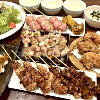 [All-you-can-drink included] Yakitori Feast Course ◇ 4000 yen (tax included) *From 11/1
