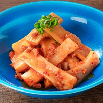 Taiwanese minced meat and spicy bamboo shoots