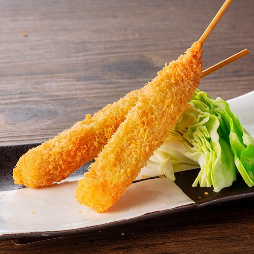 [Nagoya specialty] Sauce kushikatsu (2 skewers)