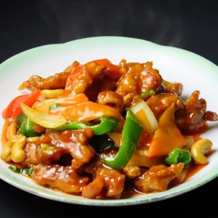 鶏肉のカシューナッツ炒め