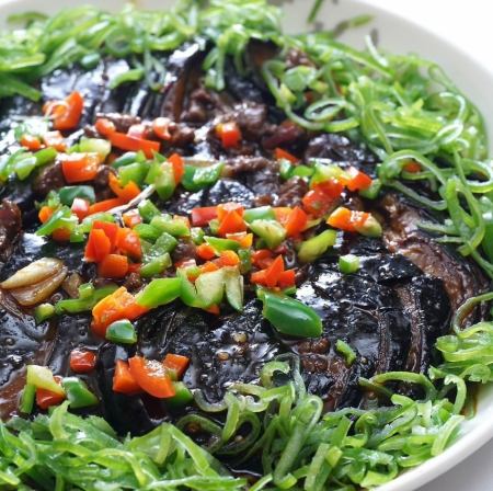 茄子の豆鼓甘辛炒め