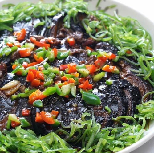 茄子の豆鼓甘辛炒め