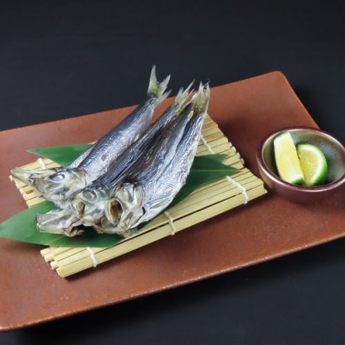 Whole dried sardines from Tokushima
