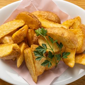 ~Truffle-scented~ Skin-on potato fritters