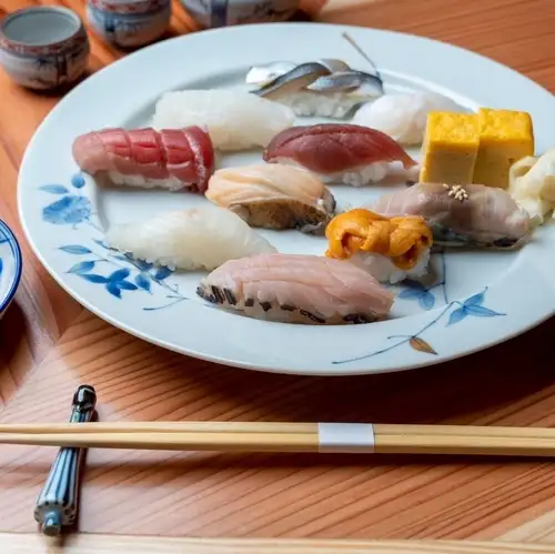 盡情享用最美味的壽司。