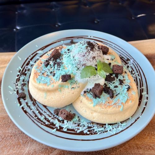 【季節限定】チョコミントパンケーキ