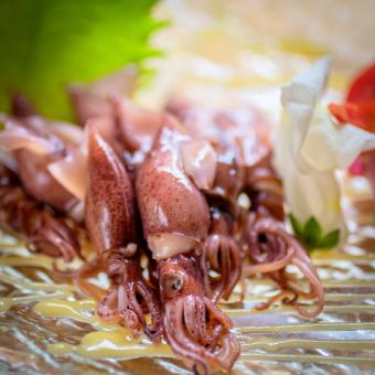Firefly squid vinegar miso
