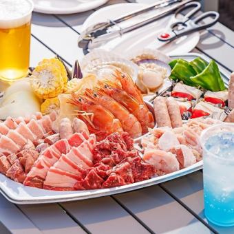 Sky Terrace BBQ Set ☆ [120 minutes all-you-can-drink included] Bring your own food!