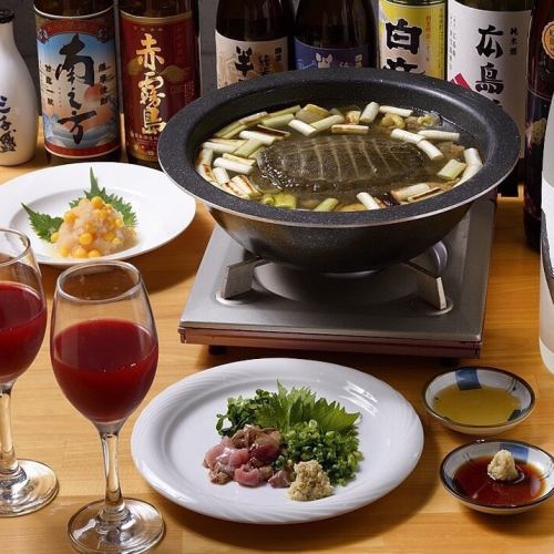 Suppon Nabe [One whole turtle course/3 servings 15,000 yen (tax excluded)]