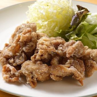 Fried chicken (with salad)