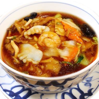 五目安掛蕎麥麵