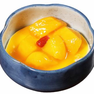 mango almond tofu