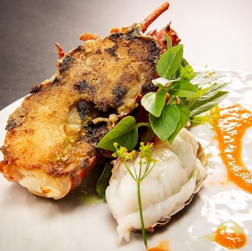 【プレミアムコース】黒毛和牛赤身やサーロイン、帆立や伊勢海老等