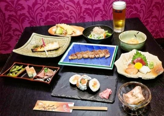 ◆居酒屋メニューのコース◆　8～12品／料理のみ3000円／2名様～OK！／＋1500円で90分飲放可能！