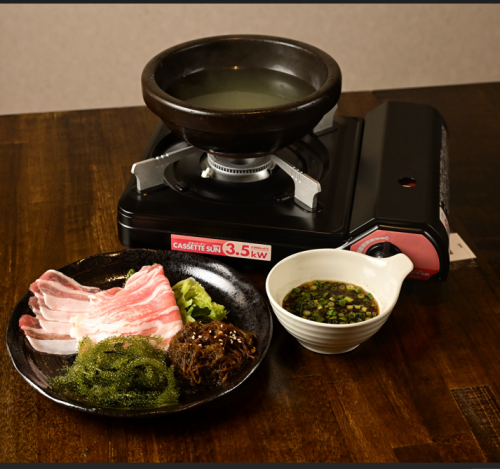 絶品のアグー豚しゃぶを♪
