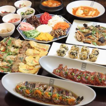 【非常满意】精致的烤肉和人气烤排骨！12道菜式的女生聚会套餐，仅需3700日元（含税）。