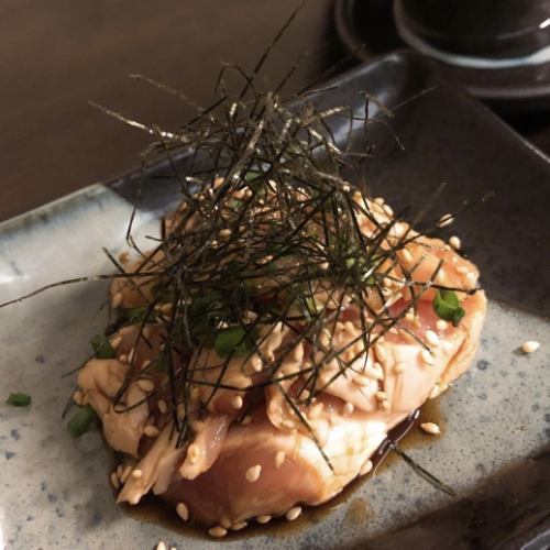 いわい鶏ささみの鶏わさ