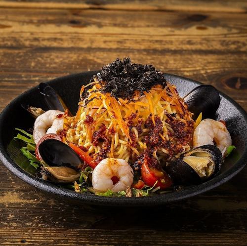 北海道のソウルフード！海鮮チョレギ風ラーメンサラダ