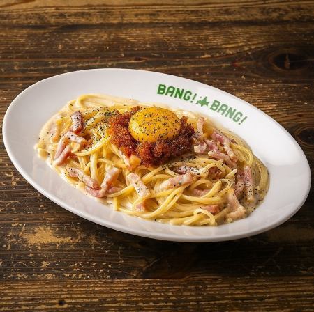 とびっこの和風カルボナーラ