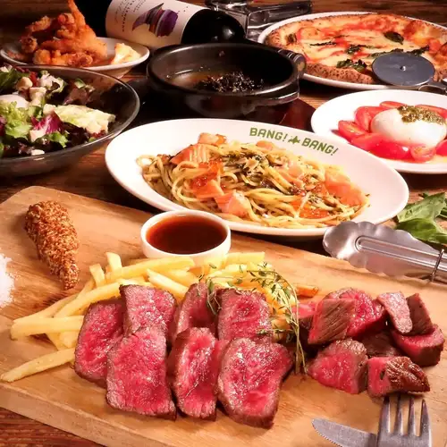 10月1日起：【套餐C】奢華秋季盛宴，匯集頂級食材！ 10道菜式+2小時暢飲生啤酒。原價6500日元，現價6000日圓。