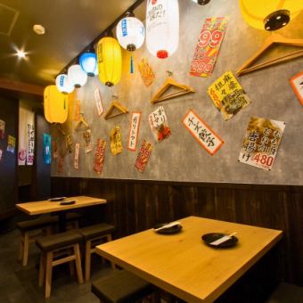 2名様～ご用意！もちろん連結も可能なので、急な人数変更もご相談ください！