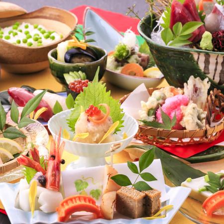 [Private room guaranteed] Seasonal luxury♪…Cooking only course <8,500 yen> *Drinks not included