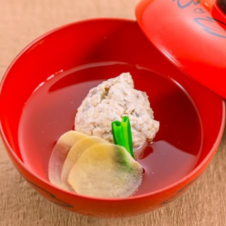 bonito fishball soup / horse mackerel fishball soup