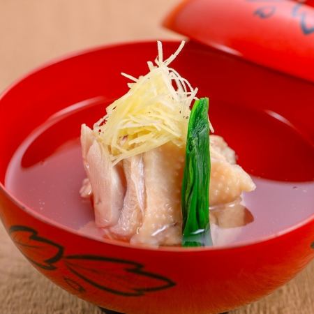Shimanto Chicken and Ginger Soup/Fresh Fish Red Miso Soup
