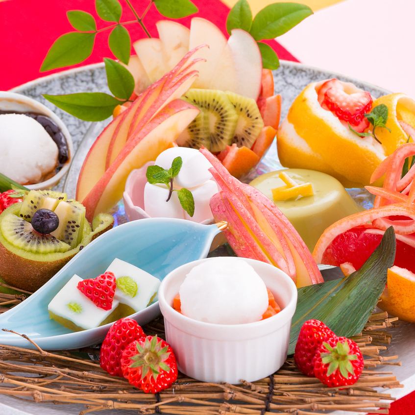 For celebrations♪We can also prepare dessert plates and fruit plates to suit your budget♪