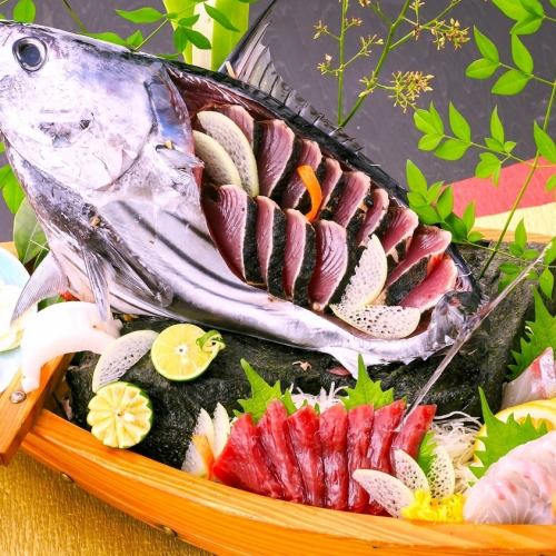 鮮度良い魚介をふんだんに