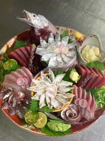 太刀魚、カンパチ、鯵