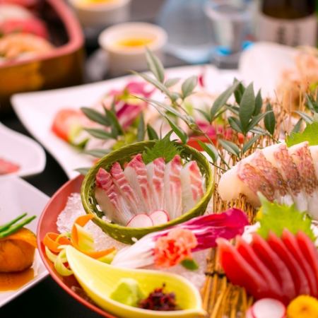 【個室確約】【旬ものバランス】…冬の宴コース4500円※飲み物別　