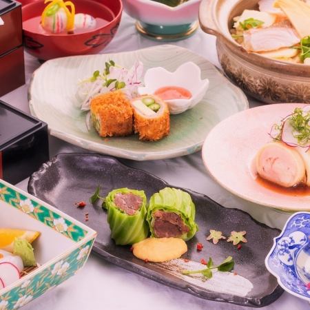 【個室確約】【大切な会食・接待】…春の匠コース8500円　※飲み物別