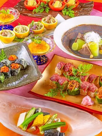 個室四季料理くらりで