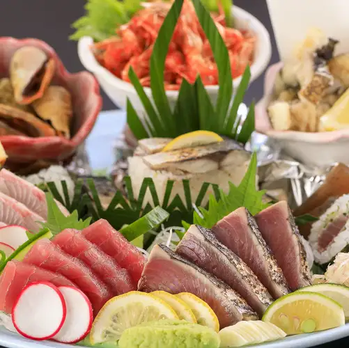 限週日至週四 ★ 【保證包廂】 【盡情高知特色美食】… 當地料理套餐 3,500日圓 *不含飲品
